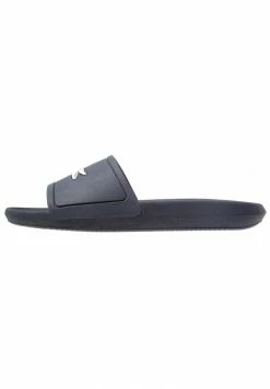 Lacoste CROCO SLIDE - Pool Slides - Navy