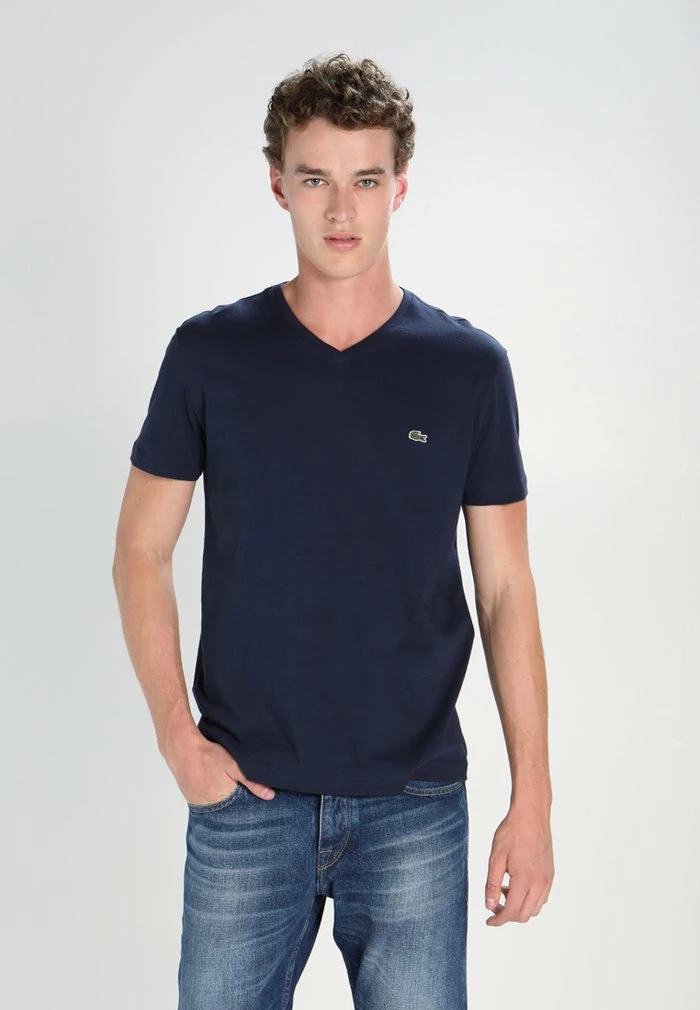 Lacoste Basic T-shirt - Navy Blue 3 Lacoste Basic T-shirt - Navy Blue