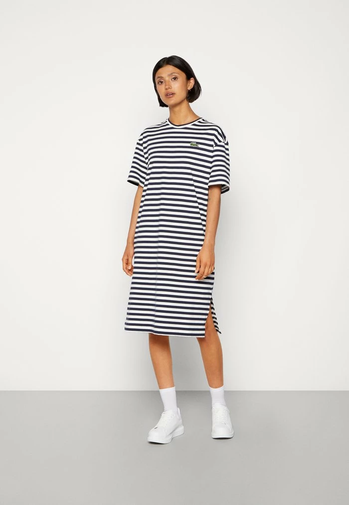 Lacoste Jersey Dress - Marine/farine 3 Lacoste Jersey Dress - Marine/farine