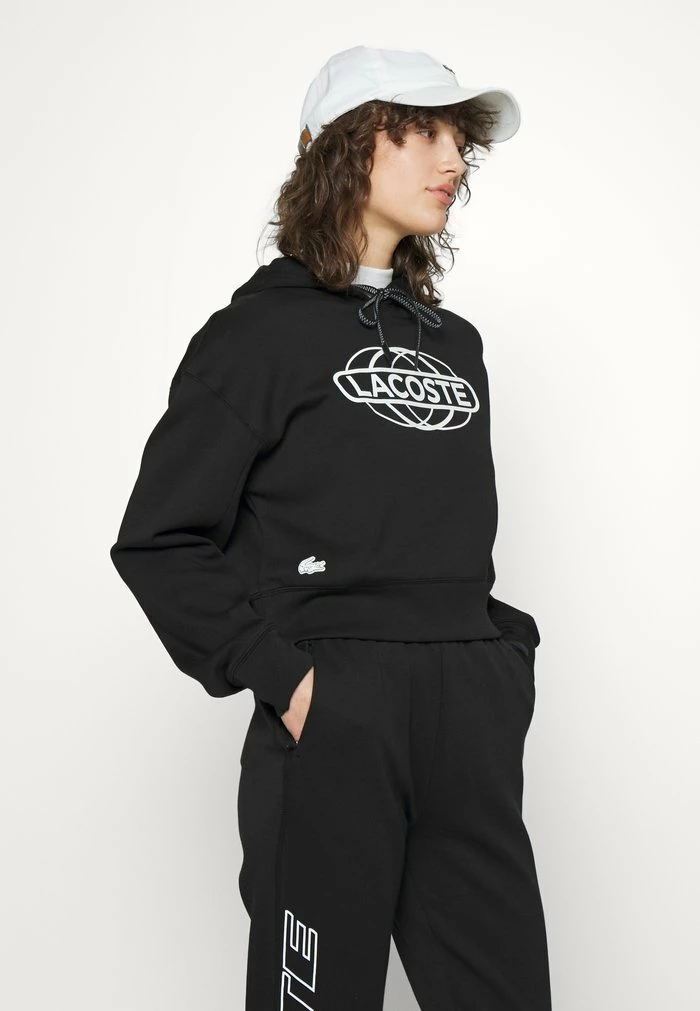 Lacoste EXCLUSIVE - Hoodie - Black 6 Lacoste EXCLUSIVE - Hoodie - Black - Image 4