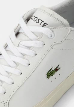 Lacoste POWERCOURT - Trainers - White Dark Green -Lacoste Sales Store 928b5ea00ab242cbb5174ac8e69a2129