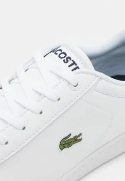Lacoste CARNABY EVO UNISEX - Trainers - White/navy -Lacoste Sales Store 93270e183ea2400e86a22a74e9aaee42