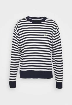 Lacoste Jumper - Navy Blue/flour -Lacoste Sales Store 93a9f5cadcae48e8beb3e43479ae9cfa