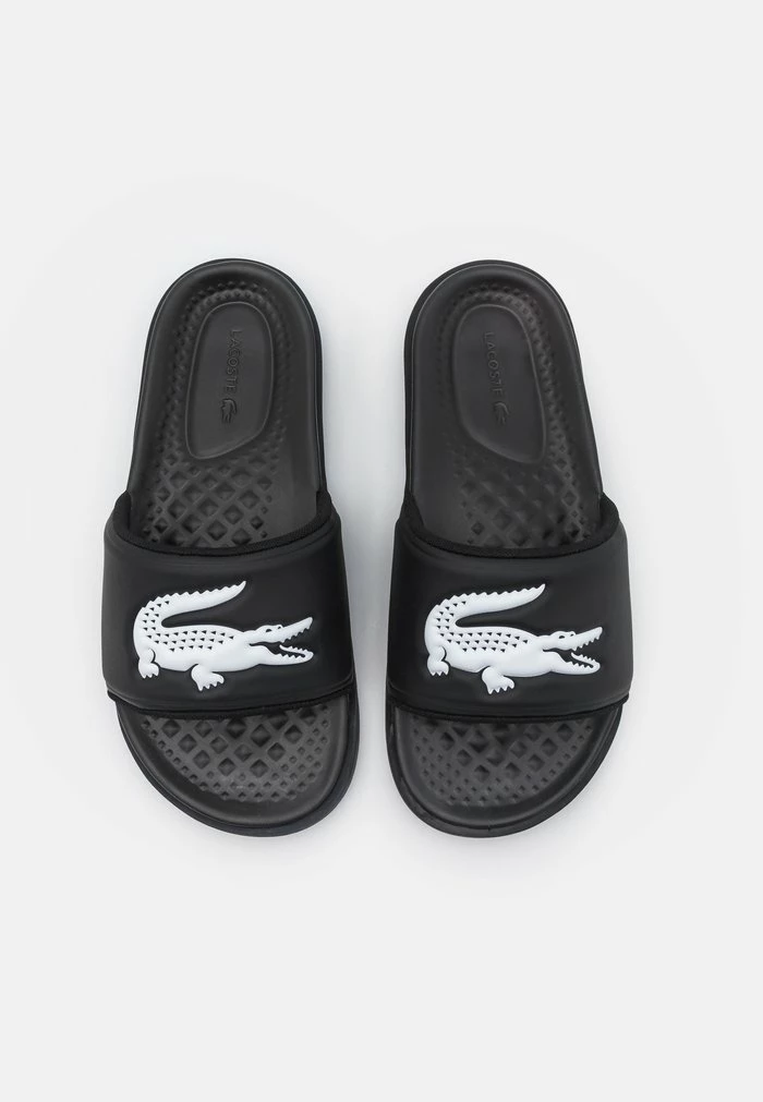 Lacoste CROCO DUALISTE - Mules - Black/white 8 Lacoste CROCO DUALISTE - Mules - Black/white - Image 6
