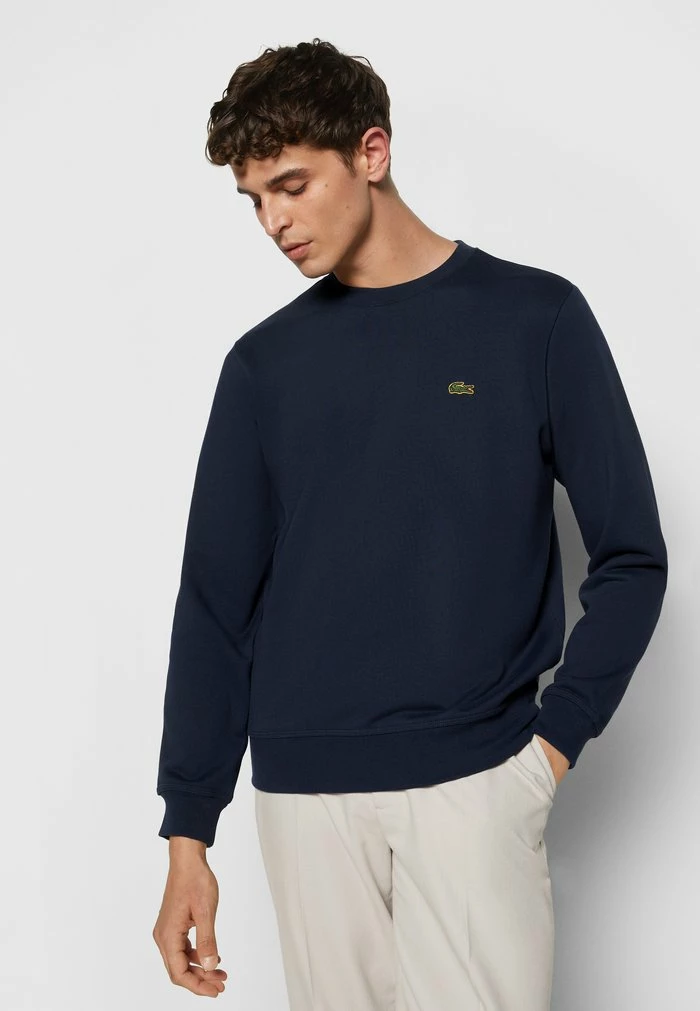 Lacoste Sweatshirt - Navy Blue 7 Lacoste Sweatshirt - Navy Blue - Image 5