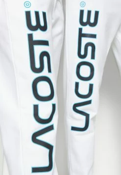 Lacoste UNISEX EXCLUSIVE - Tracksuit Bottoms - White -Lacoste Sales Store 95720cbb9c1b4e6a9a4b295e07b33c2e