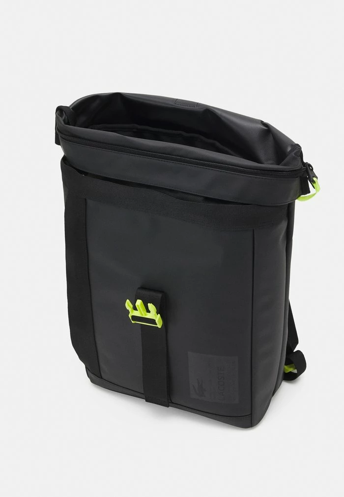 Lacoste OUTDOOR CROC SAILOR BACKPACK UNISEX - Rucksack - Noir Lime 5 Lacoste OUTDOOR CROC SAILOR BACKPACK UNISEX - Rucksack - Noir Lime - Image 3