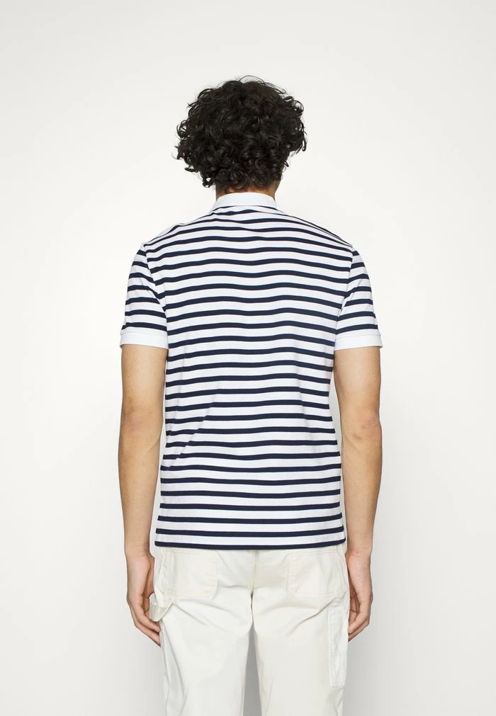 Lacoste Print T-shirt - White/navy Blue 7 Lacoste Print T-shirt - White/navy Blue - Image 5