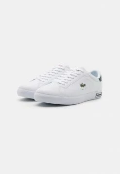 Lacoste POWERCOURT - Trainers - White/navy/red -Lacoste Sales Store 9c09742bb5464bb4a5f938a9f365c209