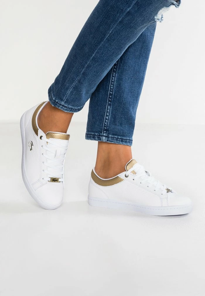 Lacoste STRAIGHTSET CAW - Trainers - White/gold 3 Lacoste STRAIGHTSET CAW - Trainers - White/gold