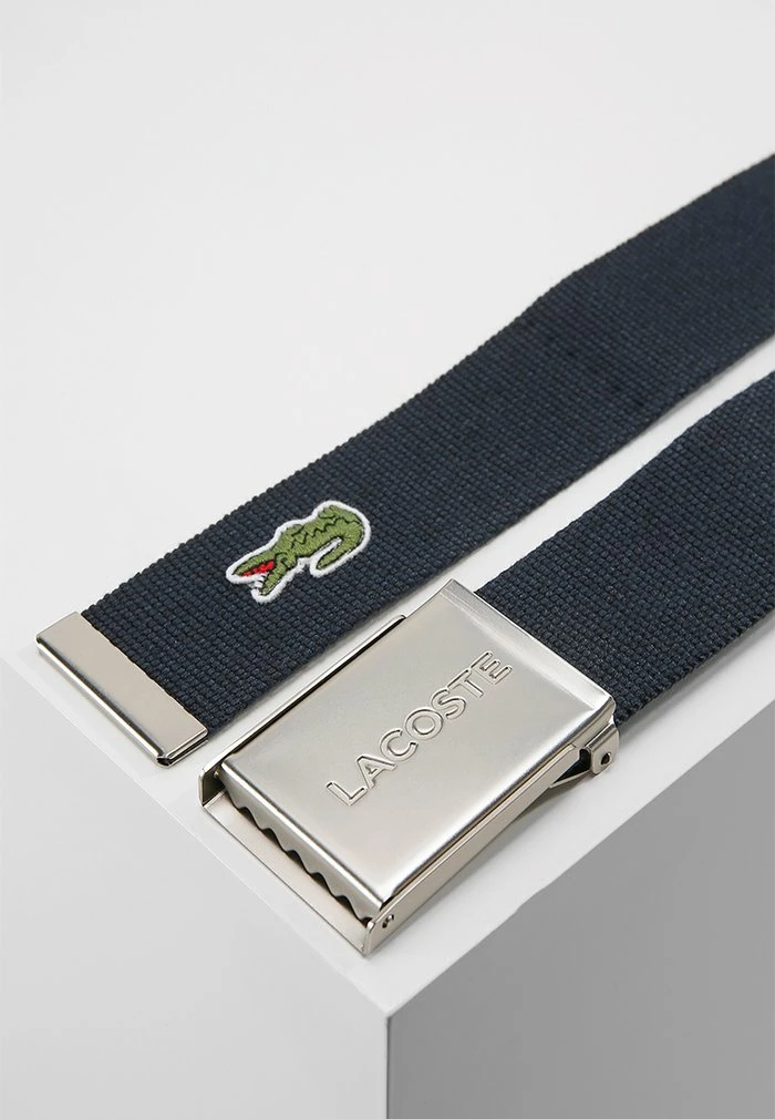 Lacoste CASUAL STRAP IN KIT UNISEX - Belt - Navy Blue 5 Lacoste CASUAL STRAP IN KIT UNISEX - Belt - Navy Blue - Image 3