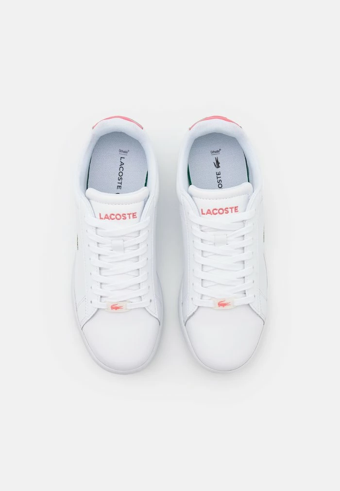 Lacoste CARNABY EVO - Trainers - White/dark Pink 8 Lacoste CARNABY EVO - Trainers - White/dark Pink - Image 6