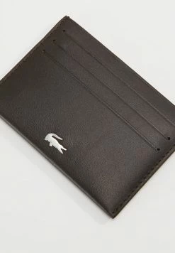 Lacoste CREDIT CARD HOLDER - Wallet - Dark Brown -Lacoste Sales Store 9e8f3ebba4e7499d980d9c141bb13f1e
