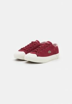 Lacoste GRIPSHOT - Trainers - Burgundy/white -Lacoste Sales Store a4d1890a7dc44d25af38048c2fee4782