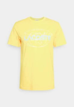 Lacoste EXCLUSIVE UNISEX GUEOE - Print T-shirt - Yellow -Lacoste Sales Store a514019b22e0478fb2111d86258341c2