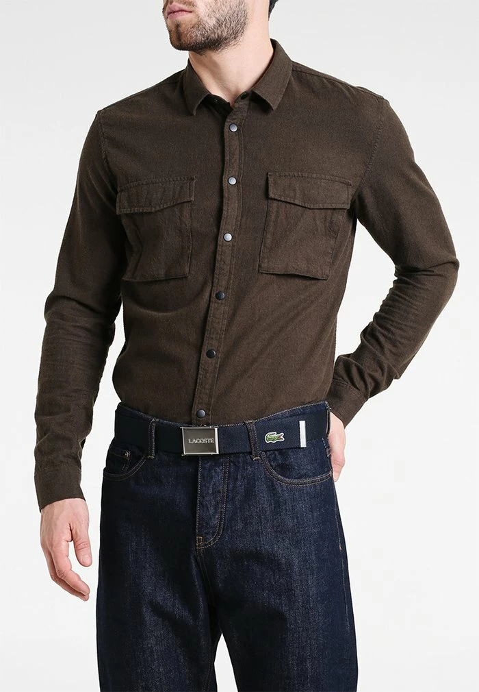 Lacoste CASUAL STRAP IN KIT UNISEX - Belt - Navy Blue 4 Lacoste CASUAL STRAP IN KIT UNISEX - Belt - Navy Blue - Image 2