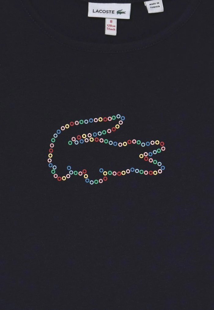 Lacoste Print T-shirt - Navy Blue 5 Lacoste Print T-shirt - Navy Blue - Image 3