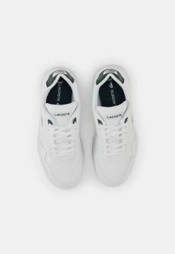 Lacoste T-CLIP - Trainers - White/dark Green -Lacoste Sales Store ab12eed46c554b3498a53c14fceb6fa7