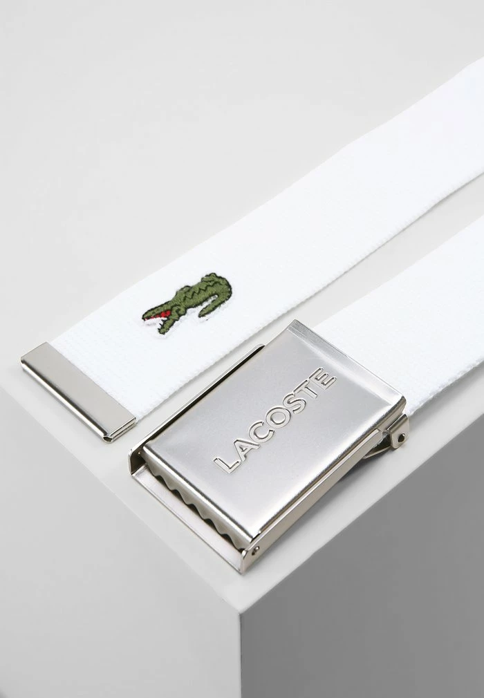 Lacoste CASUAL STRAP IN KIT UNISEX - Belt - White 5 Lacoste CASUAL STRAP IN KIT UNISEX - Belt - White - Image 3