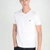 Lacoste Basic T-shirt - White 2 Lacoste Basic T-shirt - White -Lacoste Sales Store ae0735771d4a4b90b51c4fcfcd8b83a0