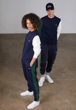 Lacoste UNISEX - Tracksuit Bottoms - Marine/vert