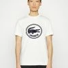 Lacoste Print T-shirt - Farine -Lacoste Sales Store b509cde6e45b4b2b89b0dd504da817f2