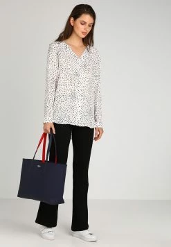 Lacoste REVERSIBLE - Tote Bag - Peacoat Salsa