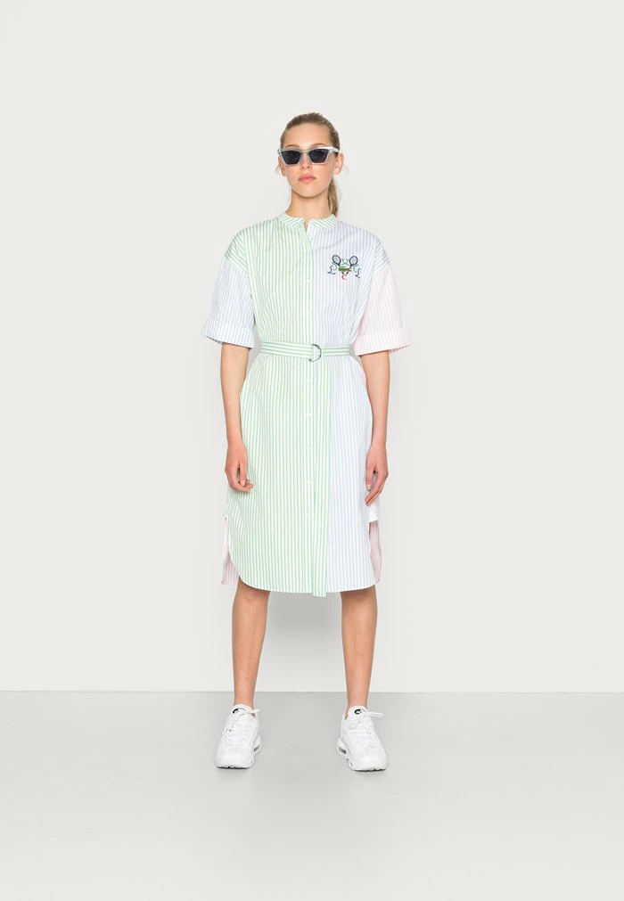 Lacoste Shirt Dress - Multico 4 Lacoste Shirt Dress - Multico - Image 2