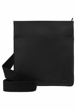 Lacoste FLAT CROSSOVER BAG - Across Body Bag - Black -Lacoste Sales Store b6e0eb98150f44a98310a160ab978bf5
