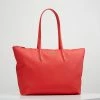Lacoste Tote Bag - High Risk Red -Lacoste Sales Store b703ea64c8984ee2bd1a9c4fa80d2325