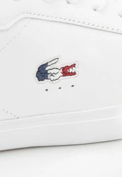 Lacoste POWERCOURT - Trainers - White/navy/red -Lacoste Sales Store b7dd55cdfec44154b15c21ebe2b00549
