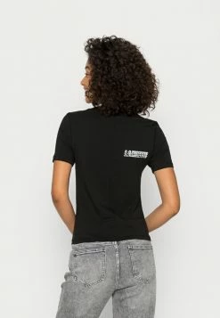 Lacoste EXCLUSIVE - Print T-shirt - Black -Lacoste Sales Store b814c3a76d7d4990acc80ee3dfc488fb