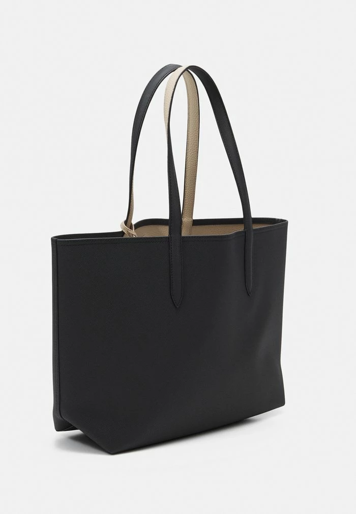 Lacoste Tote Bag - Black/warm Sand 4 Lacoste Tote Bag - Black/warm Sand - Image 2
