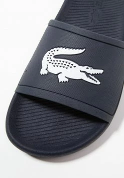 Lacoste CROCO SLIDE - Pool Slides - Navy -Lacoste Sales Store b8c9139d3a2a4e27a0f05396bfde016d