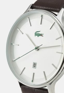 Lacoste CLUB - Watch - Brown Apple Peel/silver-coloured -Lacoste Sales Store b94e0d92da1b483fbb93d36fcf990376