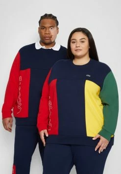 Lacoste PLUS UNISEX - Sweatshirt - Navy Blue/red/green/broom -Lacoste Sales Store baaddff3f1fc4d29af71f9ca6674444e