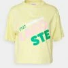 Lacoste Print T-shirt - Napolitan Yellow -Lacoste Sales Store bb36ec3c6e524f87801e7087fb323780