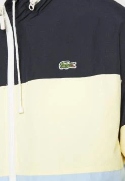 Lacoste BH8063 - Light Jacket - Navy Blue/yellow -Lacoste Sales Store bbec33ee7e2b4cf7b768069f3c035bb0