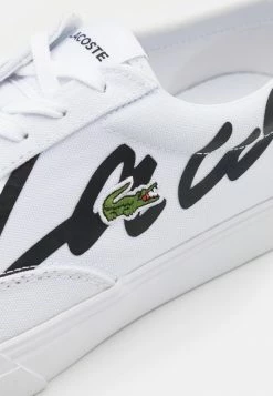 Lacoste JUMP SERVE LACE - Trainers - White/black -Lacoste Sales Store bc5c5277555a4fe4ab5634ece6a6cc49