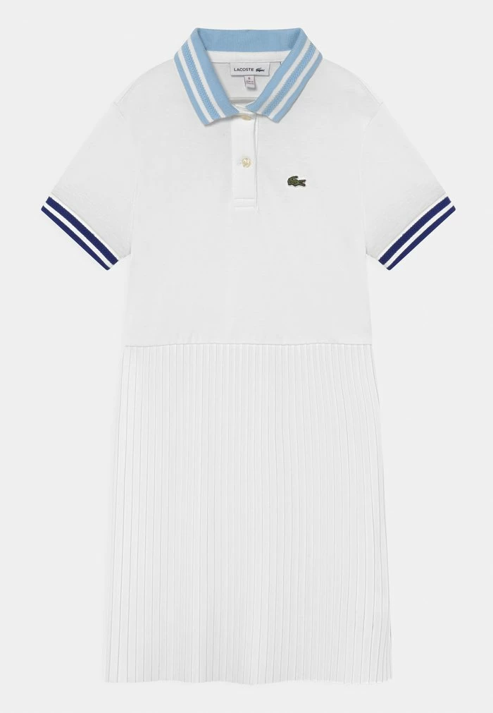 Lacoste Day Dress - White/overview-cosmic 3 Lacoste Day Dress - White/overview-cosmic