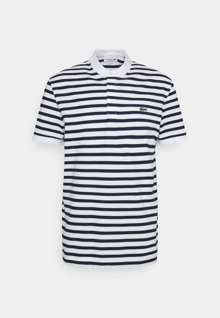 Lacoste Print T-shirt - White/navy Blue 4 Lacoste Print T-shirt - White/navy Blue - Image 2