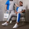 Lacoste UNISEX - Tracksuit Bottoms - Silver Chine/blue Royal/green -Lacoste Sales Store c08868e9988240e5aae0a0e0f8011c5c