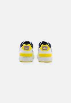 Lacoste T-CLIP UNISEX - Trainers - White/yellow -Lacoste Sales Store c09d2d8016de409f8b1cae0c23a5e4ec