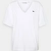 Lacoste Basic T-shirt - Blanc 1 Lacoste Basic T-shirt - Blanc -Lacoste Sales Store c2f98e0101cd40b5a5f57a8caec9175a