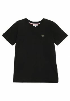 Lacoste BOY V-NECK TEE - Basic T-shirt - Noir -Lacoste Sales Store c37e0e948a5c4d2db778c7da45cc897b
