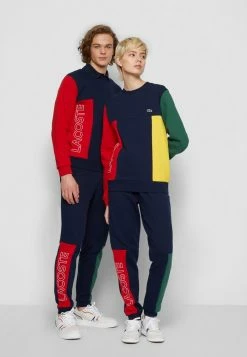 Lacoste UNISEX - Sweatshirt - Navy Blue/red Green Broom -Lacoste Sales Store c3c5ee62454d40a0a36d923bd32798b7