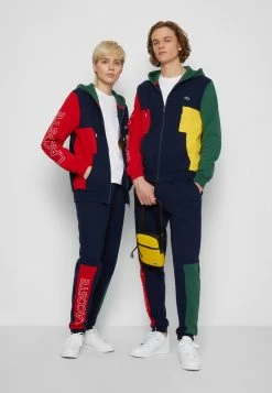 Lacoste UNISEX - Zip-up Sweatshirt - Navy Blue/red/green/broom -Lacoste Sales Store c639b7a2324049559eb1ddb6f51fab94