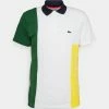 Lacoste UNISEX - Polo Shirt - White/green/broom/navy Blue -Lacoste Sales Store c6f2899263e347339cde0016bfb09b77