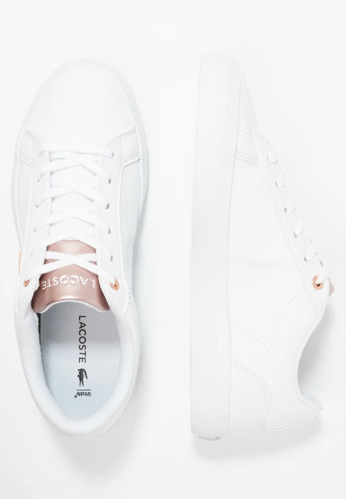 Lacoste LEROND - Trainers - White/light Pink 6 Lacoste LEROND - Trainers - White/light Pink - Image 4