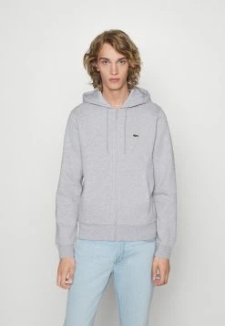 Lacoste Zip-up Sweatshirt - Argent Chine